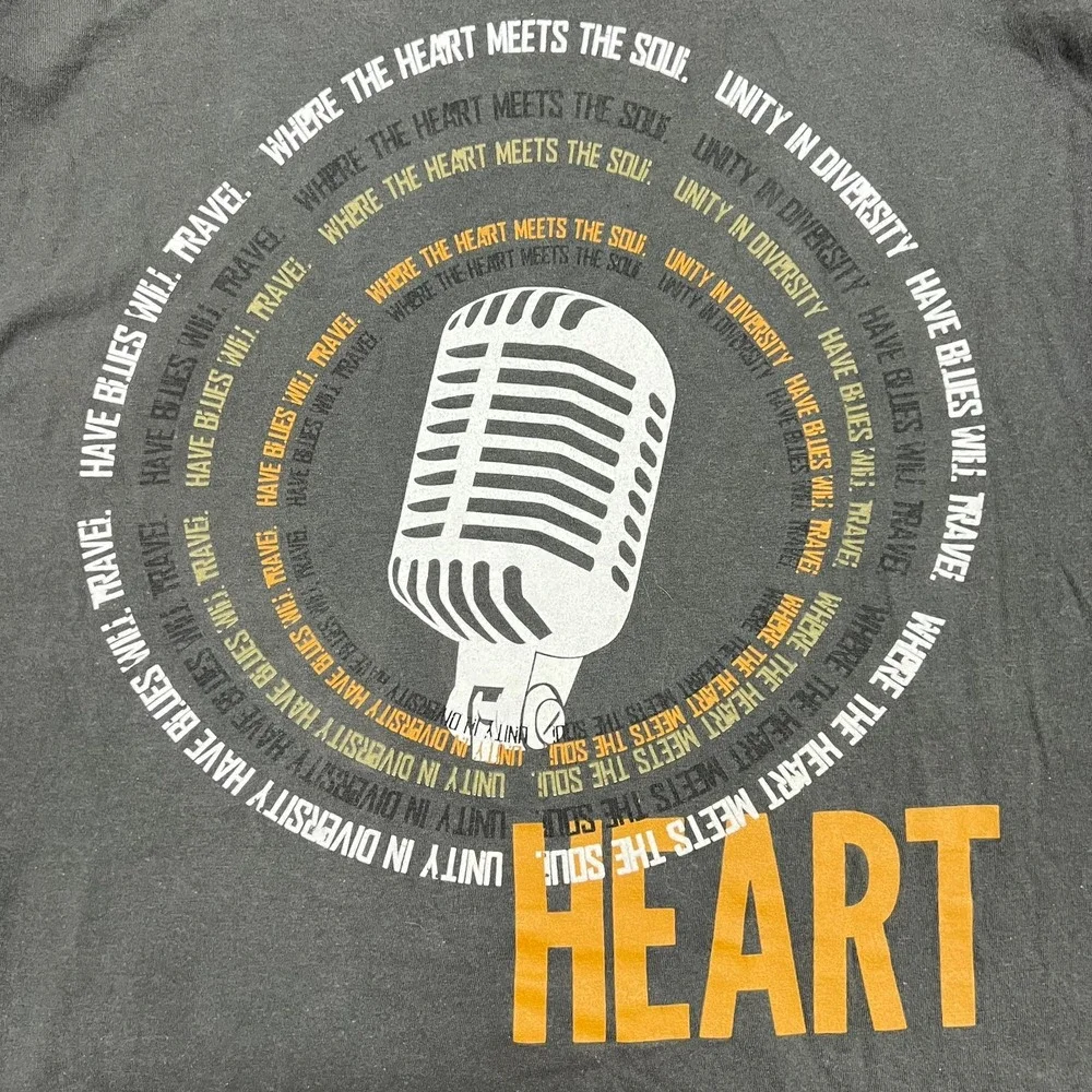 House of Blues Anaheim Graphic T-Shirt Adult L Heart Diversity Promo California - Picture 3 of 8